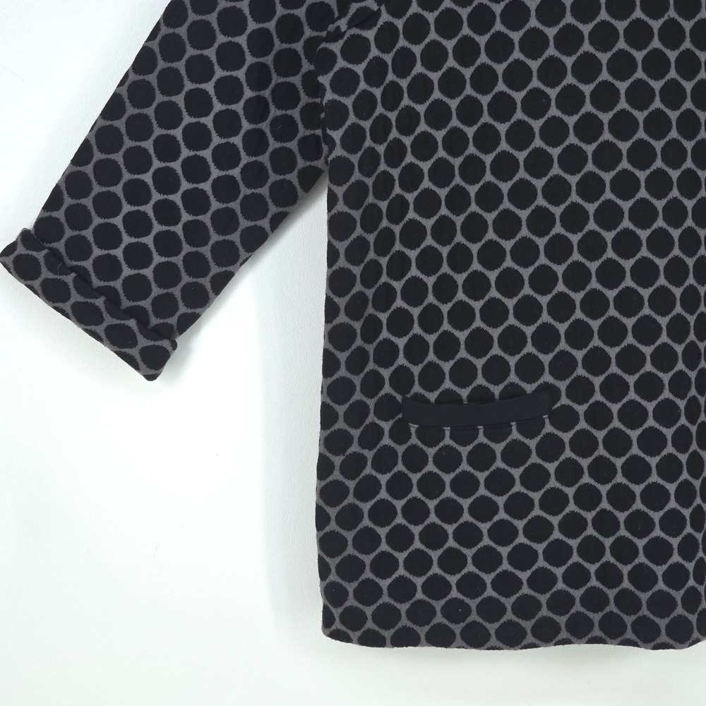 Boden Polka Dot Knit Sweater Womens 12 Preppy Retro Mod Office Old Money Quiet - Picture 11 of 16